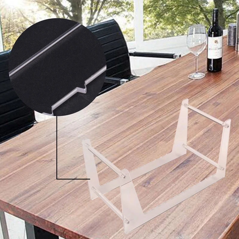 Прозрачная виниловая подставка для записей держатель настольного альбома