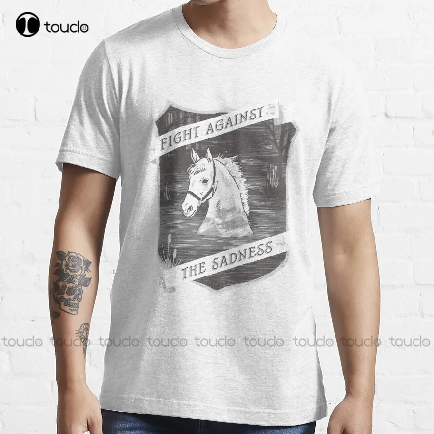 

Fight against the sadness Artax! T-Shirt shirts for men short sleeve Custom aldult Teen unisex digital printing xs-5xl cotton