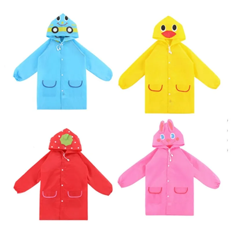 

1pc Outdoor Korean Cartoon Little Yellow Duck Cloak Raincoat Children Raincoat Poncho Elementary School Kindergarten Raincoat