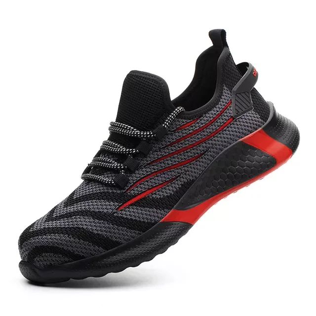 

Shoes for Women Men Anti-puncture and Anti-smash Work Sneakers Indestructible Steel Toe Shoe Couples Working Shoes Unisex