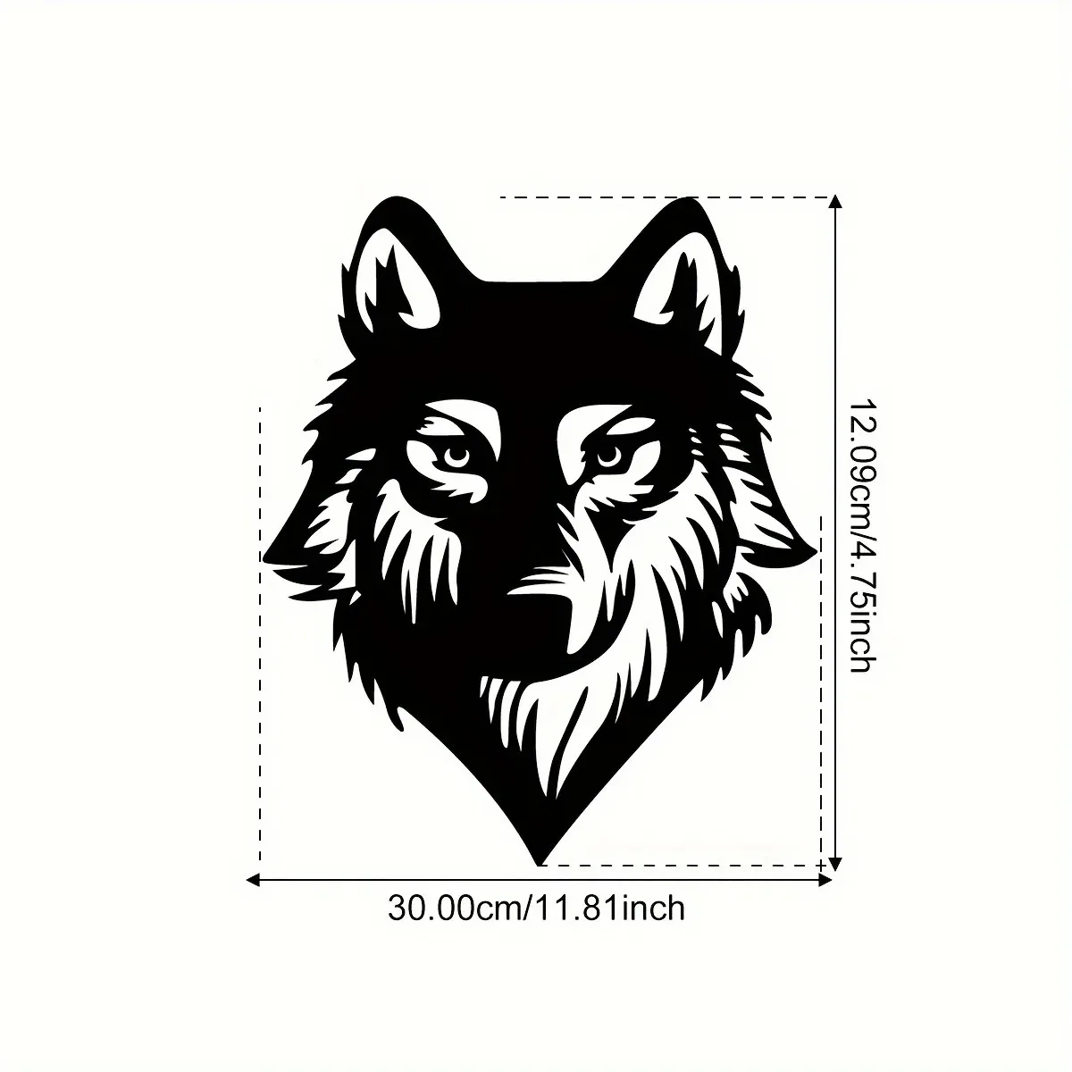 Голова Волка Гладильный Орнамент Настенное Искусство
