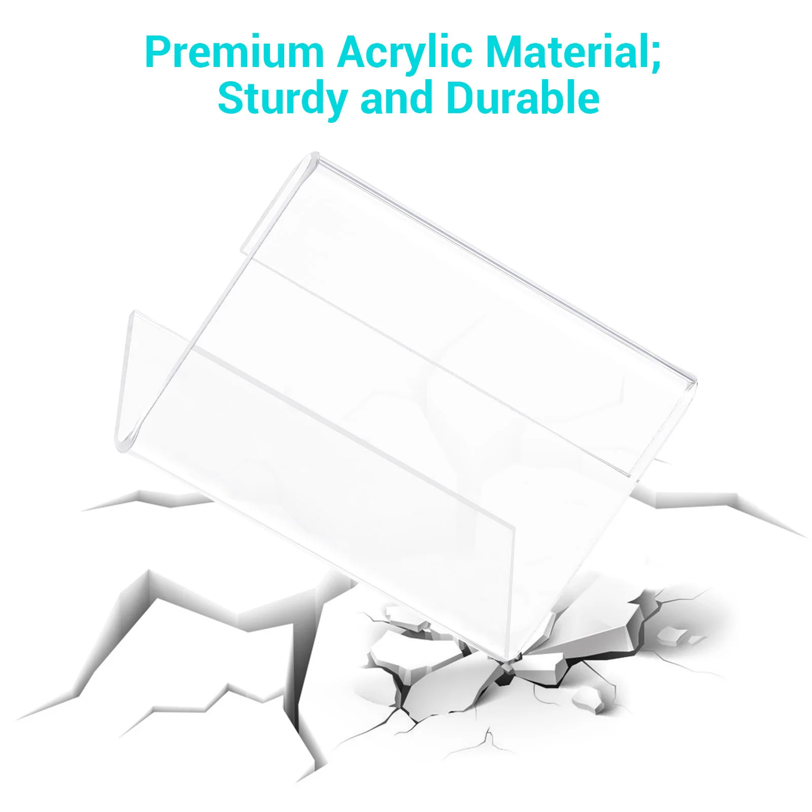 ARTIBETTER 20 шт. подставка для дисплея акриловая вывеска ценник стойка именные карты