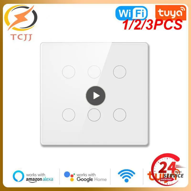 

1/2/3 шт., настенный смарт-выключатель с сенсорным датчиком