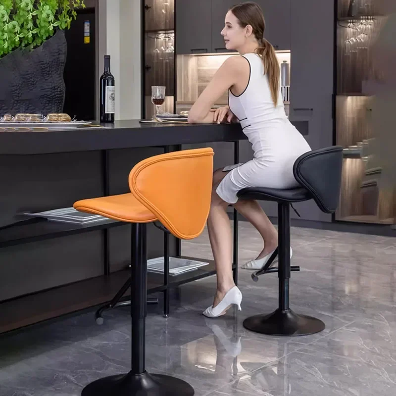 Металлические скандинавские барные стулья для гостиной простой высокий барный