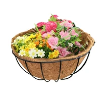 hanging coconut flower pot basket liners planter replacement palm cushion for flower basket and flowers pot decoration