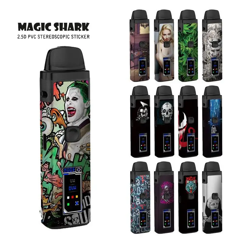 Новинка 2023, стикер в виде черепа, аниме, Джокера, мультяшная Женская наклейка для обложки, пленка для курения Santi