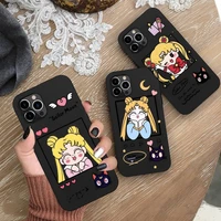 sailor moon japan anime phone case for iphone 13 12 11 pro mini xs max 8 7 plus x se 2020 xr silicone soft cover
