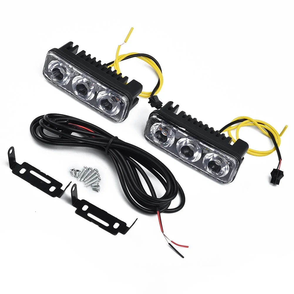 Передние дневные ходовые огни запасные части комплект супер яркий сигнал