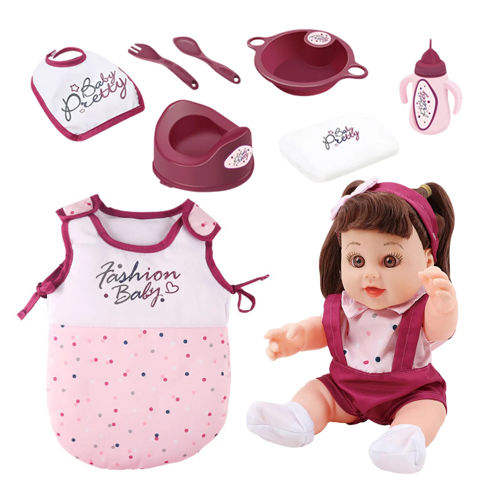 

Милая кукла 27/30 см, детские игрушки, Реалистичная кукла для новорожденных, игрушка для девочек, подарок на день рождения малыша