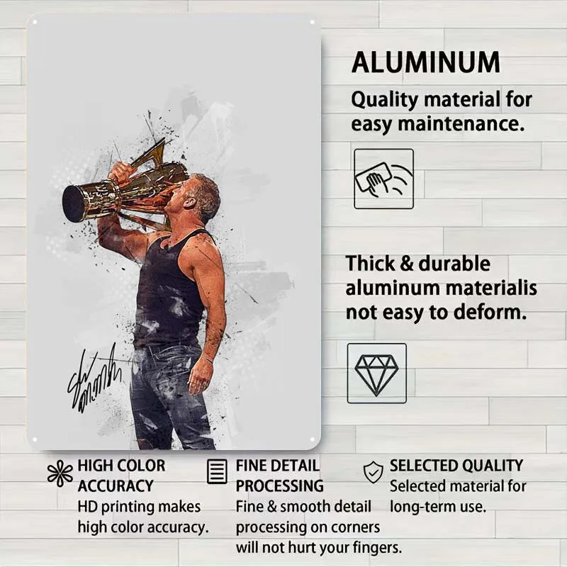 Металлический плакат Shane Mcmahon