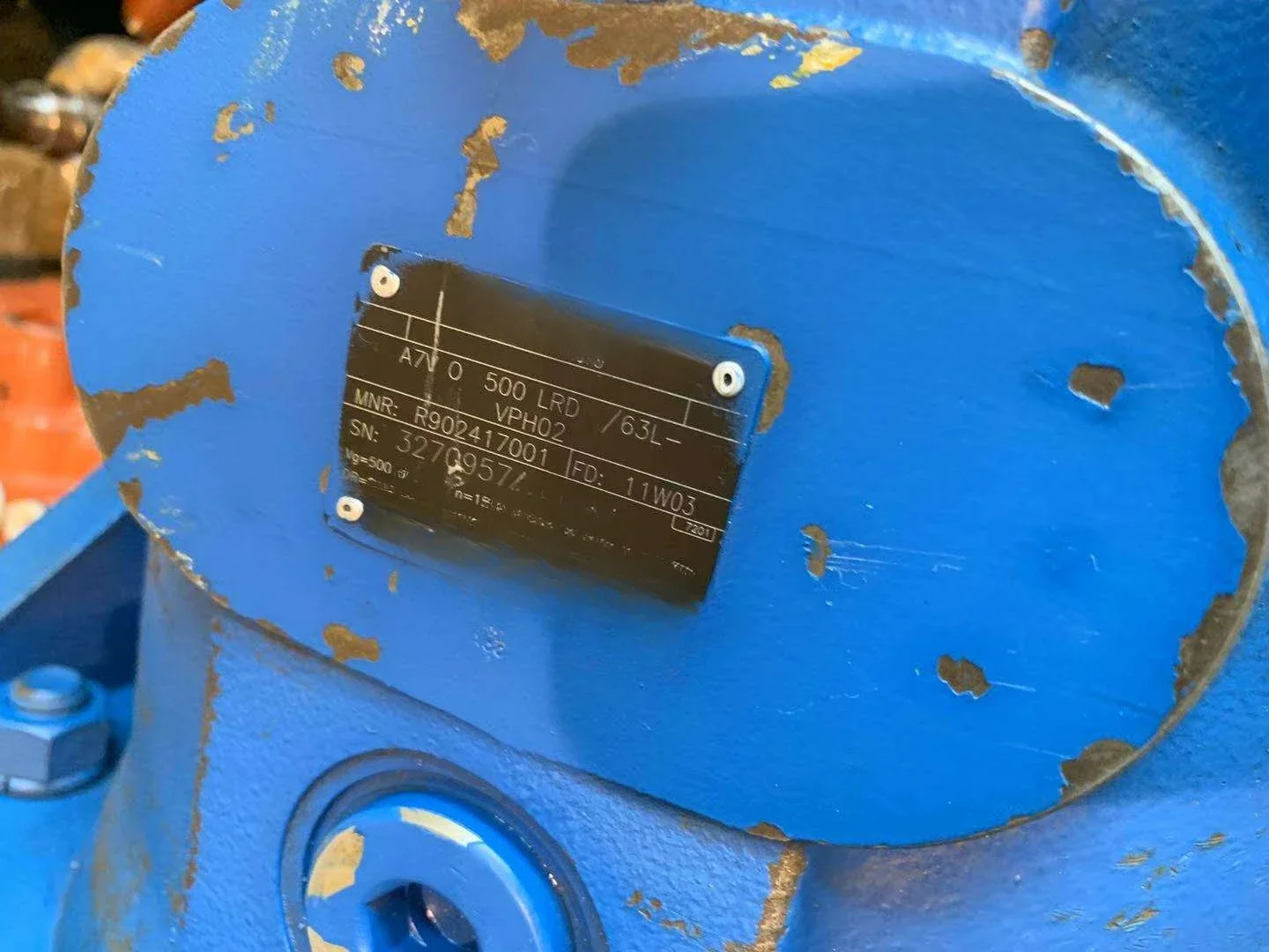 Гидравлический поршневой насос A7V A7 A7VO A7VO500 zhenyuan A7VO500LRD/63-VPH02