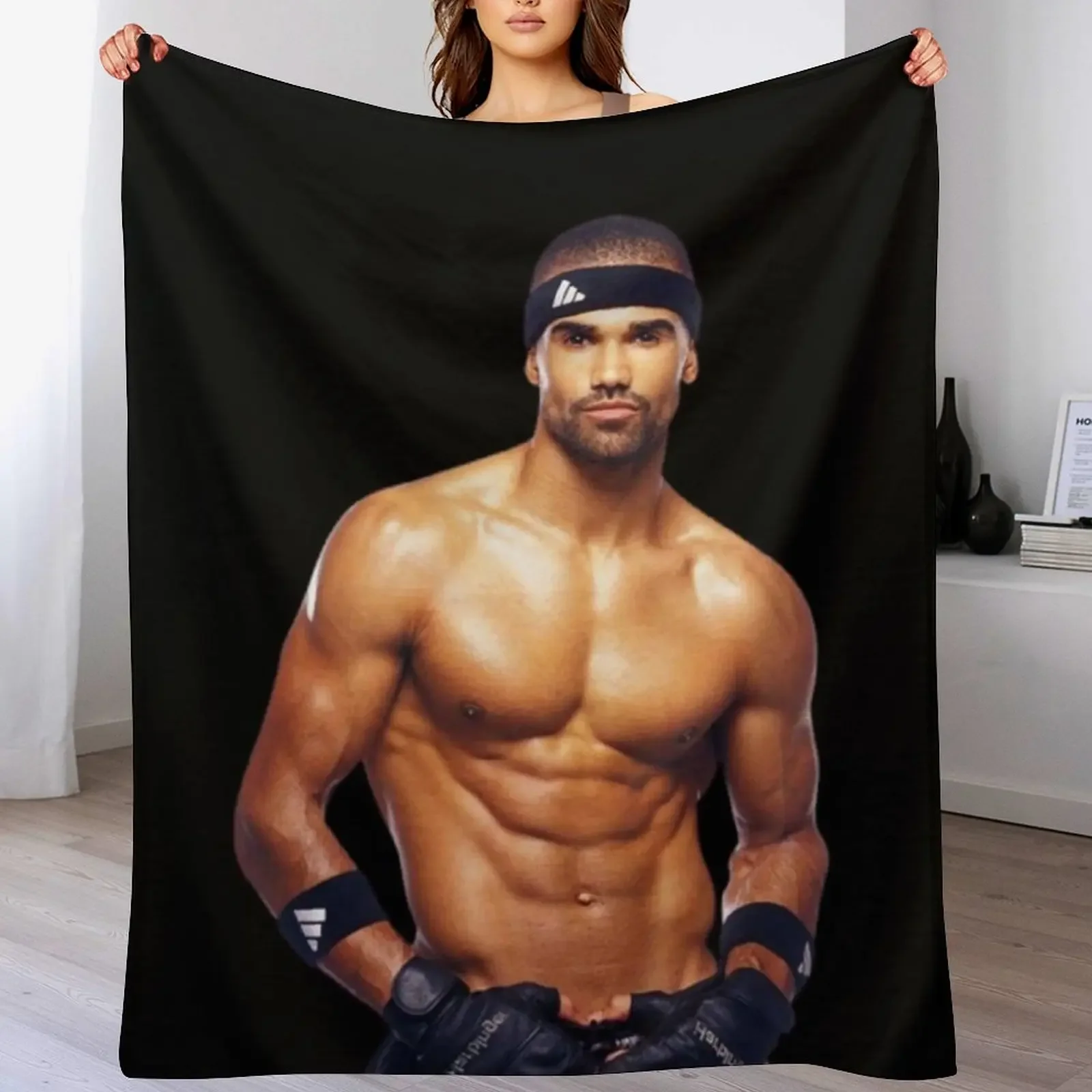 Тонкое клетчатое одеяло Shemar Moore
