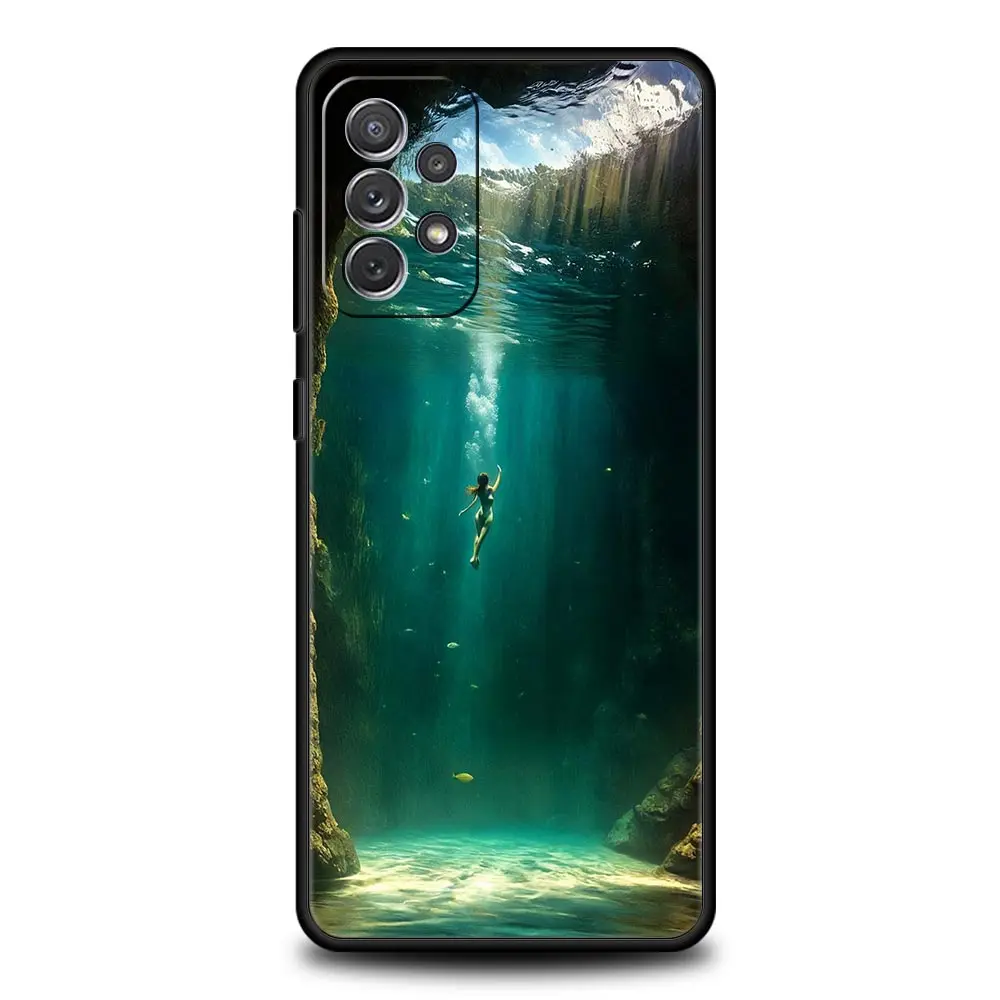 Фото Чехол для телефона Samsung A57 A37 A51 A71 A21S A17 A11 A15 A25 A41 A23 A33 A53 A73 A07 A05S A13 A35 A55 5G для подводного плавания №5