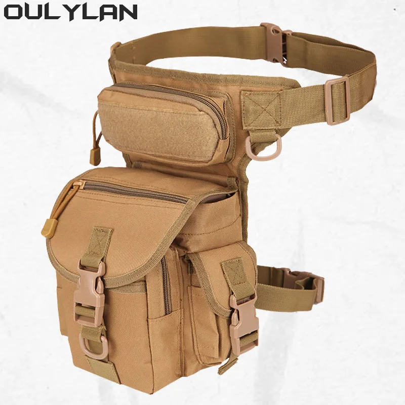

Военная Водонепроницаемая поясная сумка Oulylan для мужчин, армейская уличная сумка для военных игр, аксессуары для охоты и велоспорта, тактическая сумка с прямыми штанинами