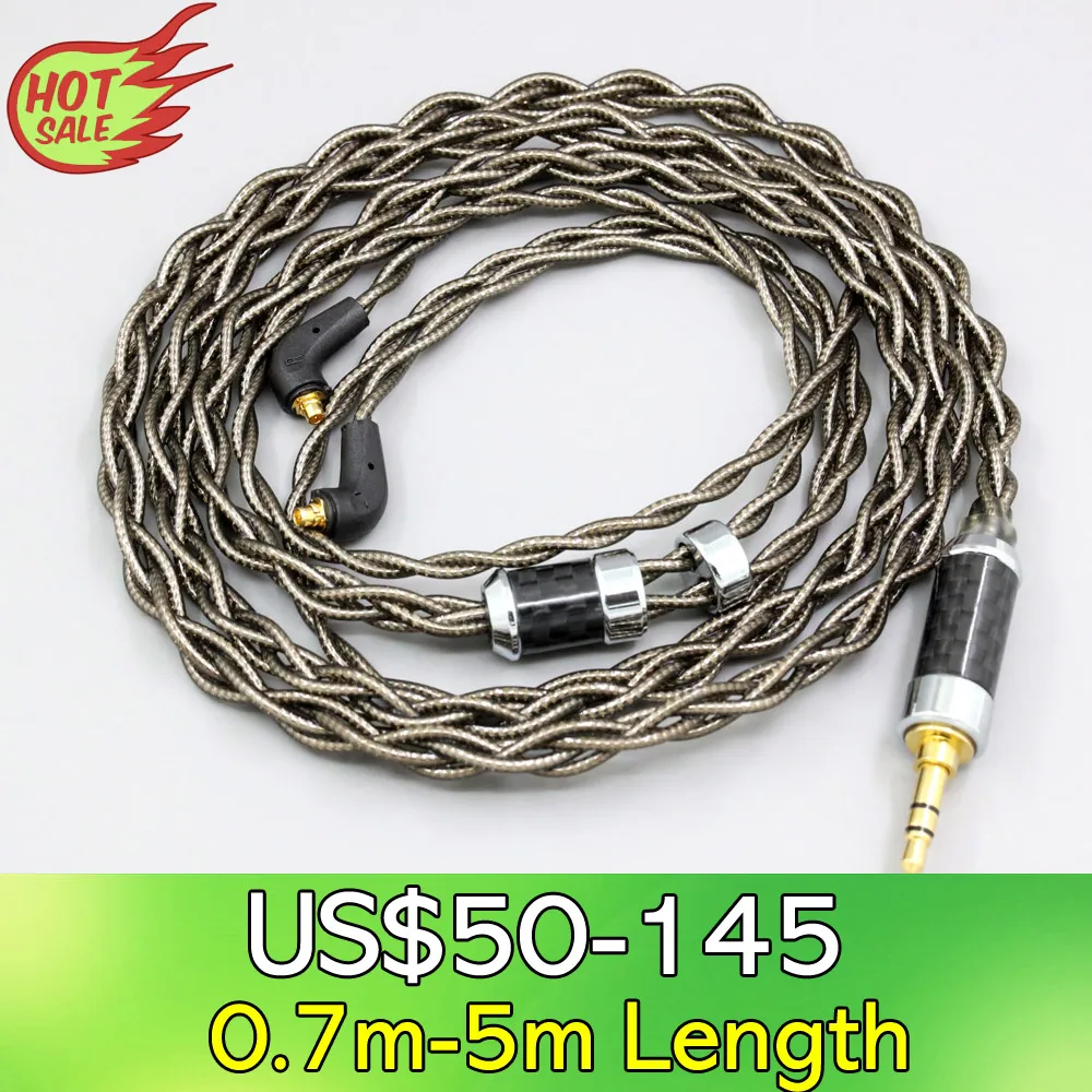 99% Pure Silver Palladium + Graphene Gold Shielding Earphone Cable For Etymotic ER4SR ER4XR ER3XR ER3SE ER2XR ER2SE LN008193