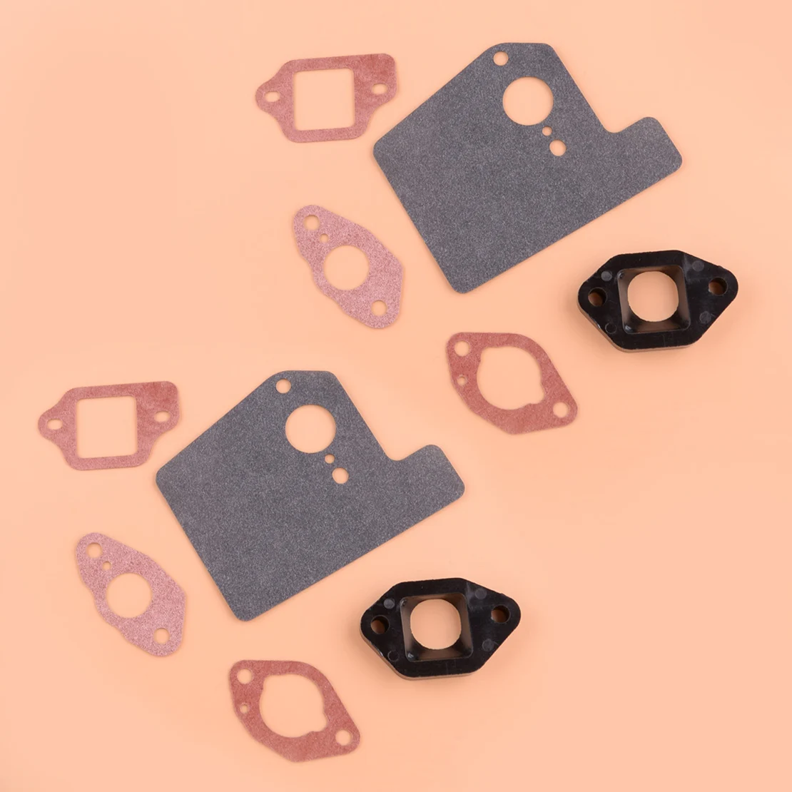 2 набора карбюраторных изоляторов 16211-ZL8-000, прокладка Подходит для Honda GCV160LAO GCV190 16228-ZL8-000 16212-ZL8-000 19651-Z0L-000