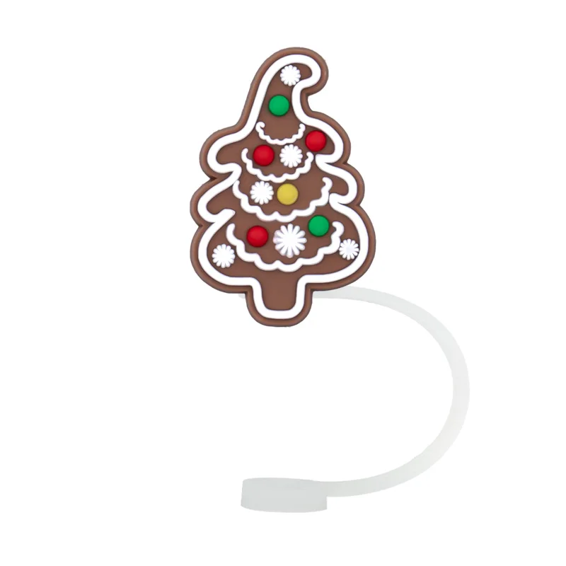 1/30 шт. силиконовые соломенные чехлы в рождественском стиле аксессуары