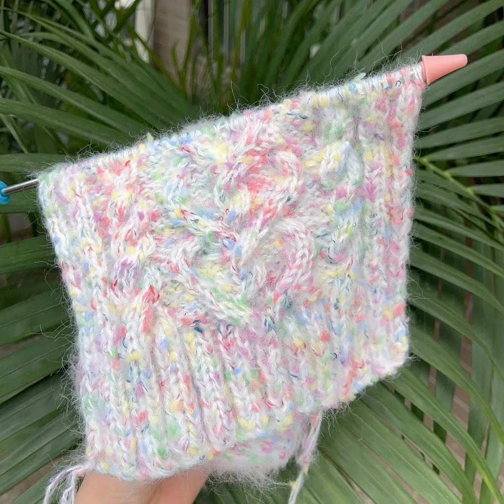 500 г новый цветной шарф ручной работы плетеная пряжа Сделай Сам сахарная Полный