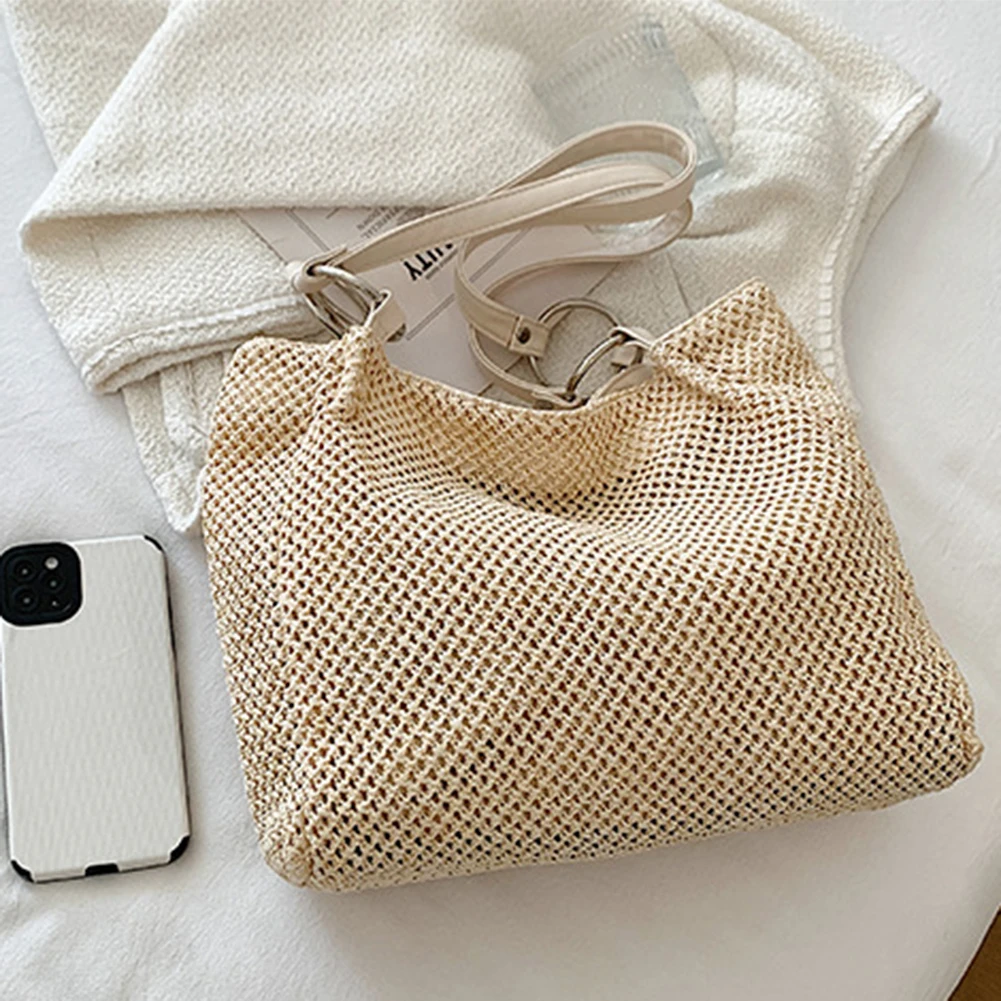 

Woven Bag Trendy Style Retro Simple Fashion Niche Design Single Shoulder Messenger Phone for Girlfriend Gift