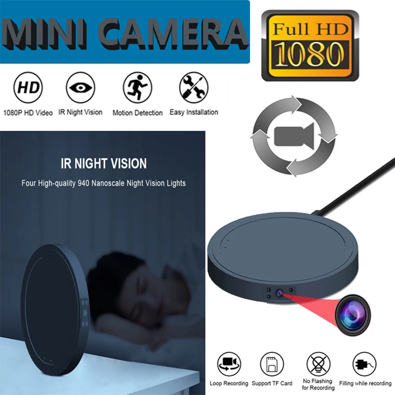 

Мини-камера DV Full HD 1080P с видеодатчиком и функцией ночного видения