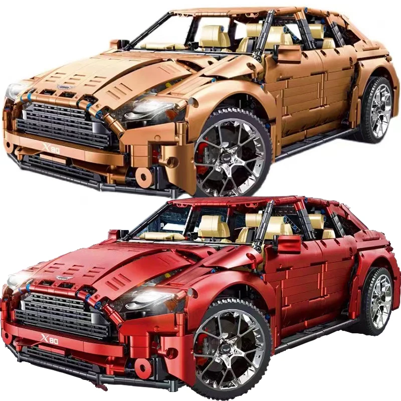 Высокотехнологичная радиоуправляемая модель автомобиля DBX, строительные блоки, креативный эксперт, внедорожник, модель внедорожника, игрушечные строительные блоки, мощность