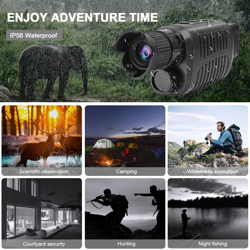 2022 HD инфракрасное устройство ночного видения цифровой телескоп 5x монокуляр