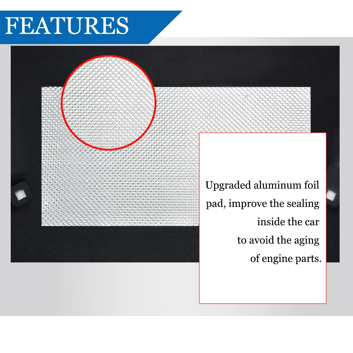 Передняя изоляционная подкладка для капота двигателя вертикальная Обложка