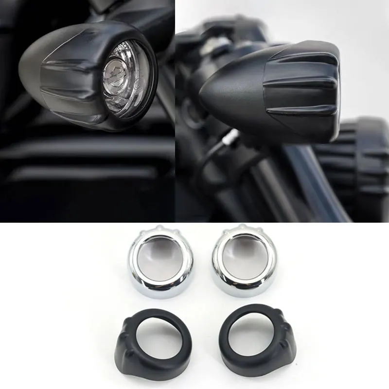 

Motorcycle For Harley Sportster S 1250 S RH 1250 S RH1250S 21-2022 Matte Black turn indicator Turn Signal Bezel Cover Trim Cover