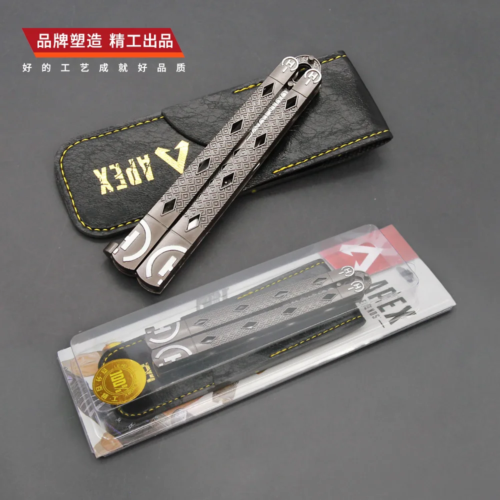Оружие Apex Legends Octane Balisong нож-бабочка Коллекционная модель металлического оружия