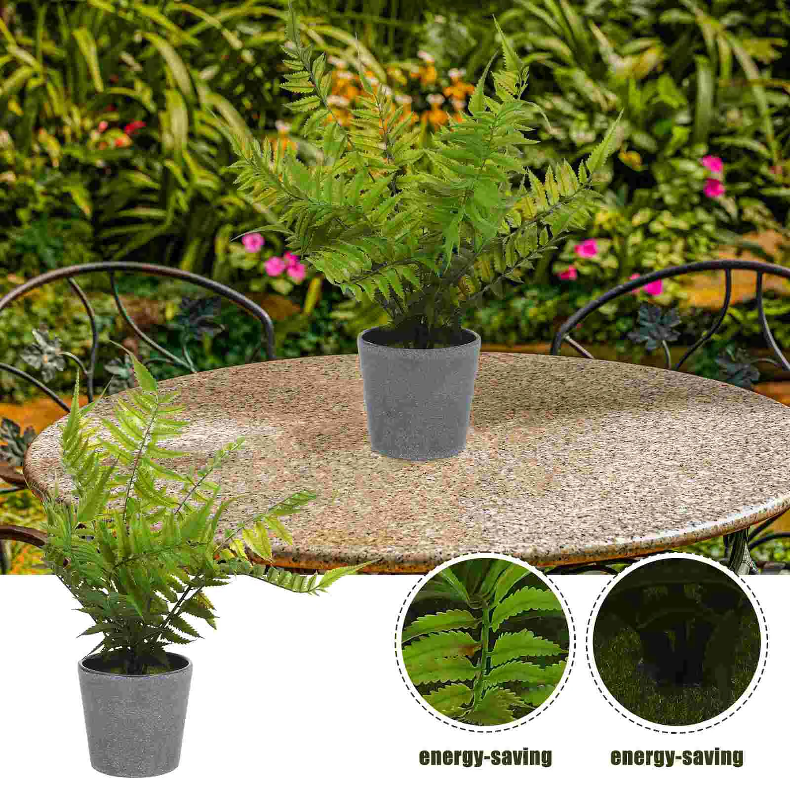 Домашний декор имитация папоротника бонсай искусственное мини-растение