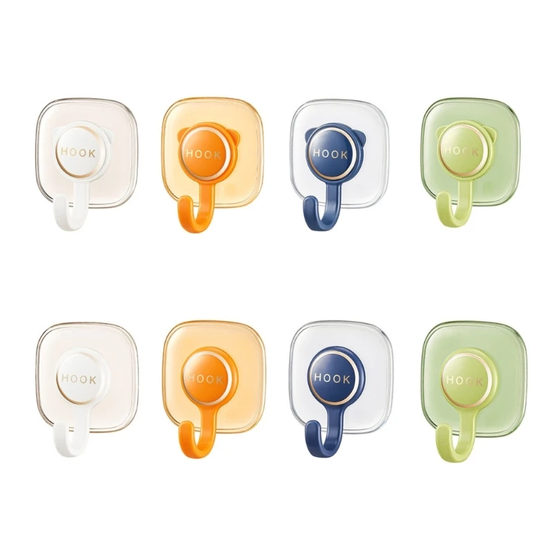 

4Pcs Light Luxury Hooks Punch-free Strong Load-bearing Viscose Door Hanging Clothes on the Wall Behind the Bathroom