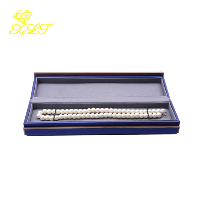 Blue Octagonal Magnetic Jewelry Box Pendant Bracelet Set Box For Necklace Jewelry Packaging Jewelry Organizer Storage