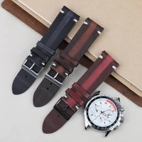 watch strap universal adjustable dyeing faux leather band wrist belt replacement for business
