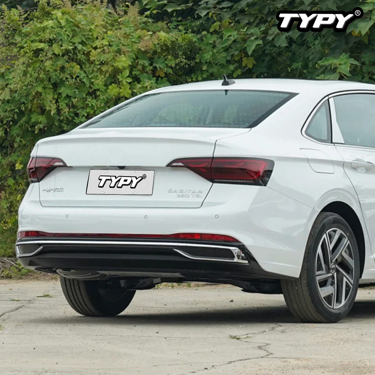 Фото TYPY новый светодиодный задний фонарь, обновленный, модифицированный для WW Jetta MK7 2019-2022, задний фонарь с динамическим сигналом, задний фонарь, автоаксессуары №1