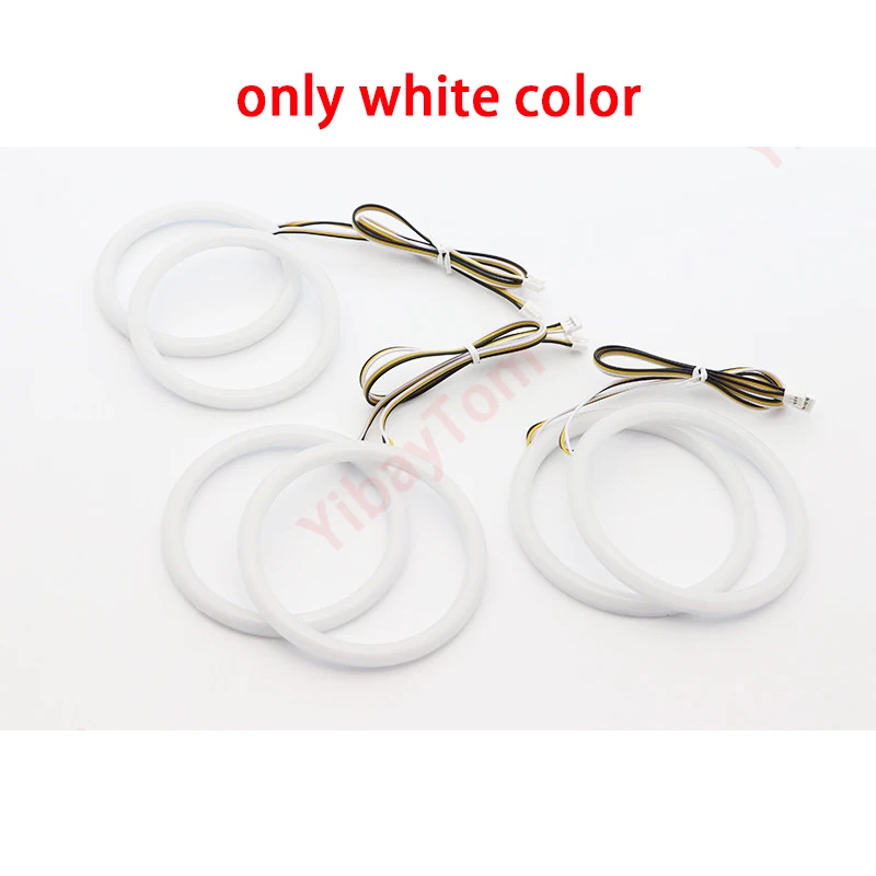 

6x гарантия, прочная гарантия, искусственная кожа, искусственная кожа, кольцо для глаза ангела, комплект DRL для Mazda 6 Mazda6 GG1 MK1 2002-2008