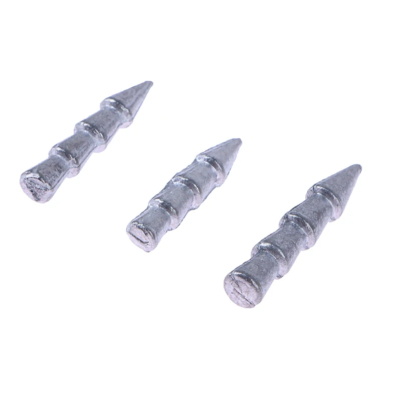 

50Pcs/Pack 1g 1.5g 2g Insert Metal Weight Nail Sinker Lead Fishing Sinker Jigging Fishing Sinker For Fishing Accessories