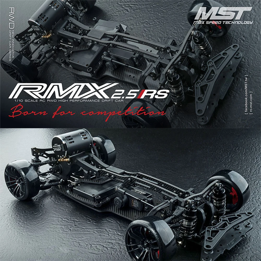 

MST RMX 2.5 RS 1/10 RC RWD Professional Electric Remote Control Model Car Drift Racing KIT Frame Adult Children Toys 532199BK