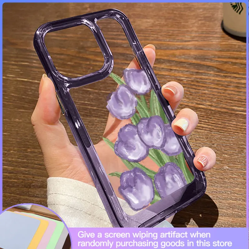 

Anti-fall Mobile Phone Case Suitable for IPhone14 14Promax 13promax 11Promax 12 Xr 13 Simple and Stylish Soft Mobile Phone Case
