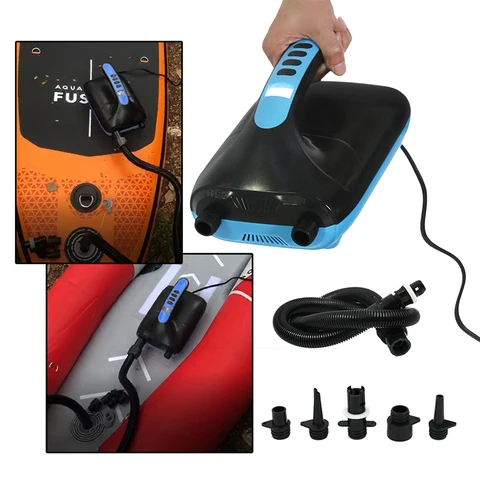 Насос для SUP Board 20PSI с автоматическим отключением, надувной насос для SUP-лодки, ЖК-дисплей, портативный воздушный компрессор для матраса на воздушной лодке