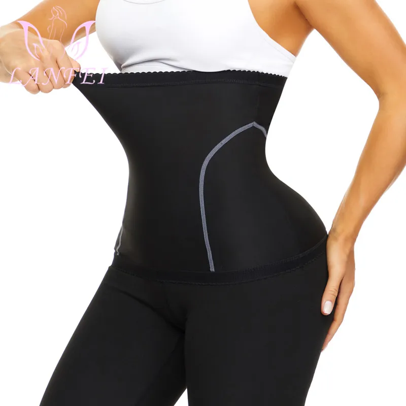 

Fajas Sauna Waist Trainer Belt Femme Body Shaper Women Weight Loss Slimming Sweat Gym Corset Belly Fat Burn Fitness Shapewear
