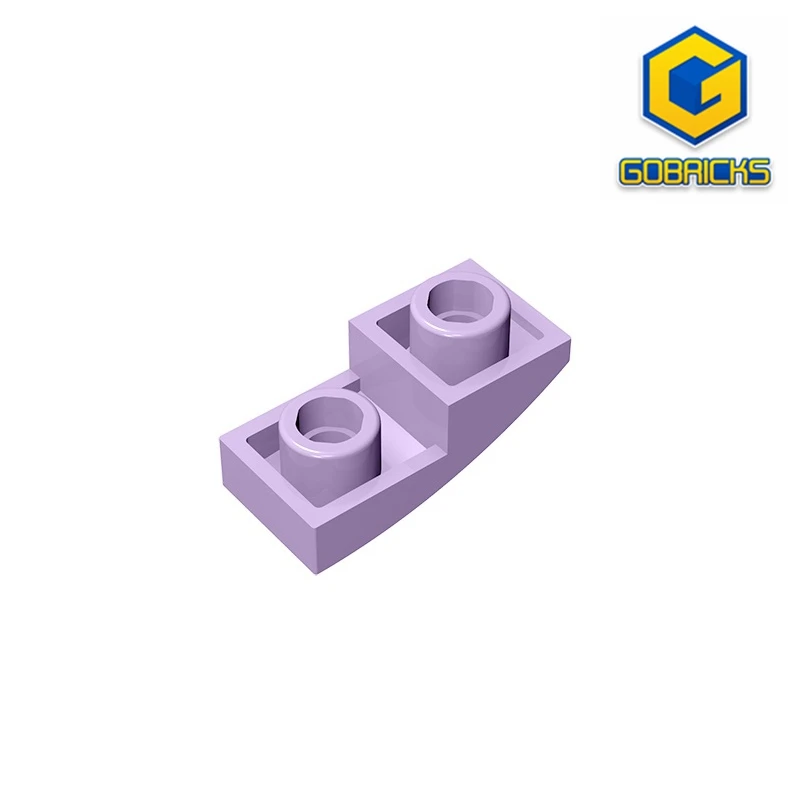 

Детский конструктор gobrick, изогнутый, 2x1, инвертированный, совместимый с lego 24201, Детский развивающий конструктор «сделай сам»