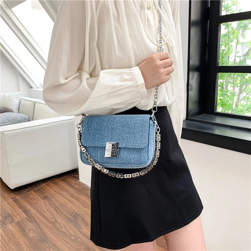 2023 New Fashion Shoulder Bag Luxury Handbag Top Brand Women Bag Quality PU Leather Messenger Bag Chain Handbag Small Square Bag