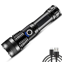 xhp50 flashlight outdoor portable adjustable led torch zoomable 5 modes lighting rechargeable night security lantern