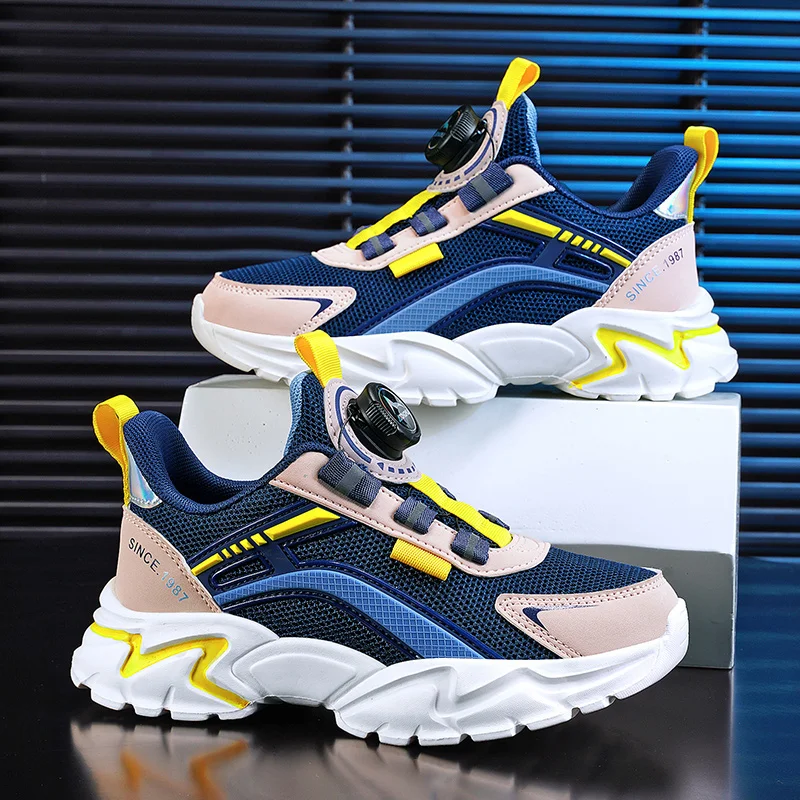 New Arrival Kids Sneakers Mesh Children Running Shoes Breathable Sports Boys Girls Shoes Lightweight Kids Toldder Tenis Shoes