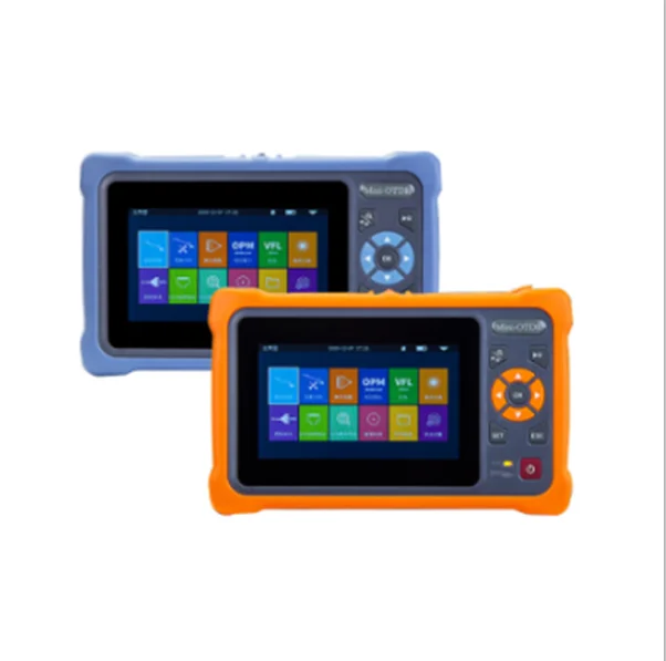 

OTDR Handheld Fiber Optic Reflectometer Touch Screen VFL OLS OPM Event Map Ethernet Cable Tester