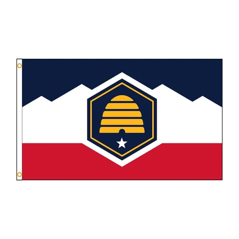Флаг штата Юта, 90x150 см