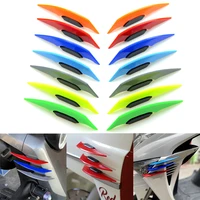 2pcs universal motorcycle adhesive decoration sticker winglet aerodynamic spoiler wing motorcycle exterior refitting accessories