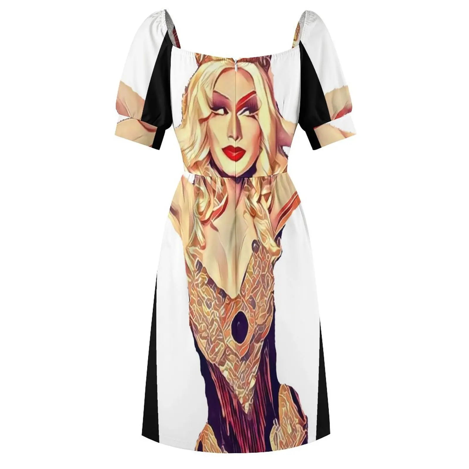 Queen Jinkx Monsoon Платье с короткими рукавами Женское длинное платье Платья для женщин