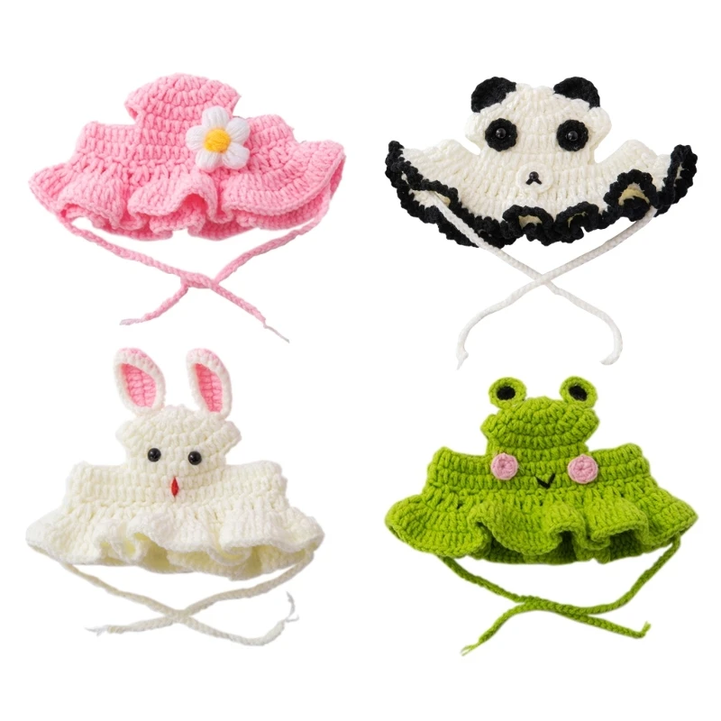 

Cartoon Crochet Halloween Mischievous Costume Hat Festival Pet Hat Animal Hat Headwear Cosplay Accessories