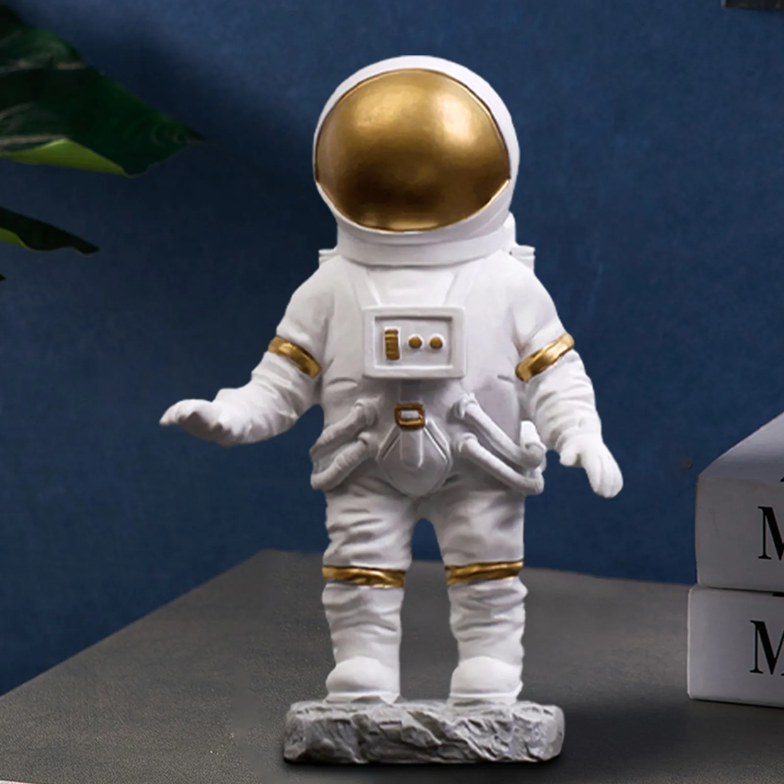 

Astronaut Figurine Decor Polyresin Astronaut Statue Spaceman Figure Sculpture For Ornament Space Themed